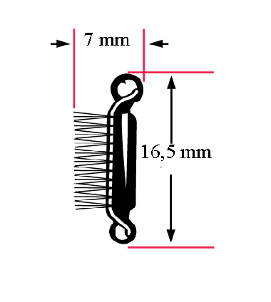 Fönsterlist YM52RP stel 52CM