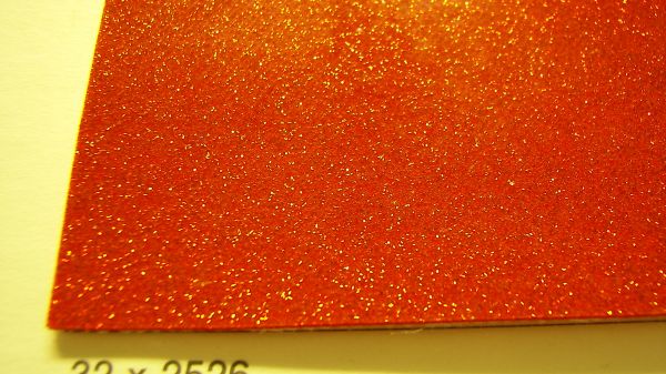 Flake vinyl RÖD restbit