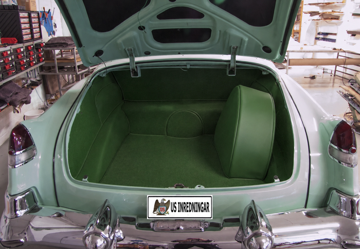 1953 bagage Hel matta Cadillac Con