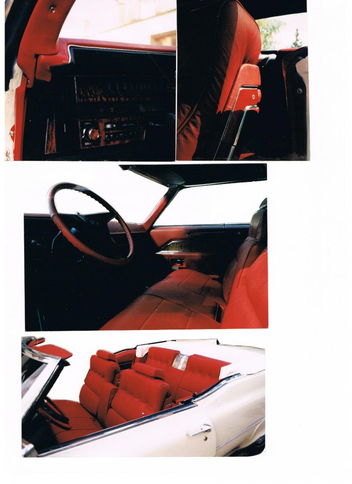 Cadillac 1969 Convertible – Klädsel fram och bak (Tyg)