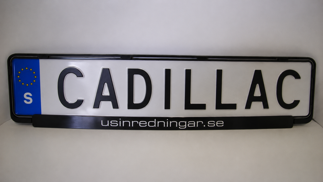 Nummerplåts hållare standard