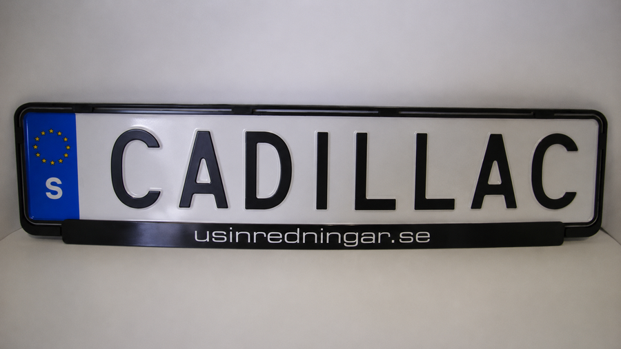 Nummerplåts hållare standard