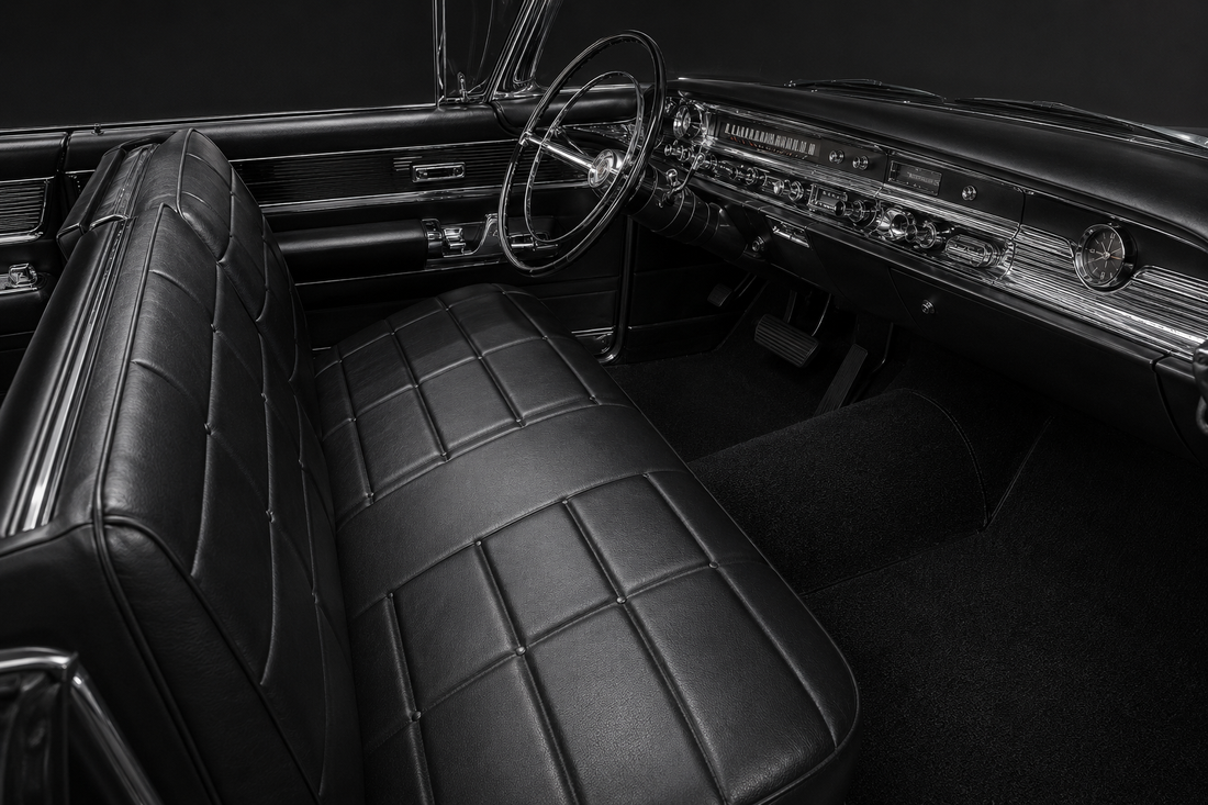 Cadillac Series 60 Special Fleetwood 1958 – Komplett inredning I Vinyl