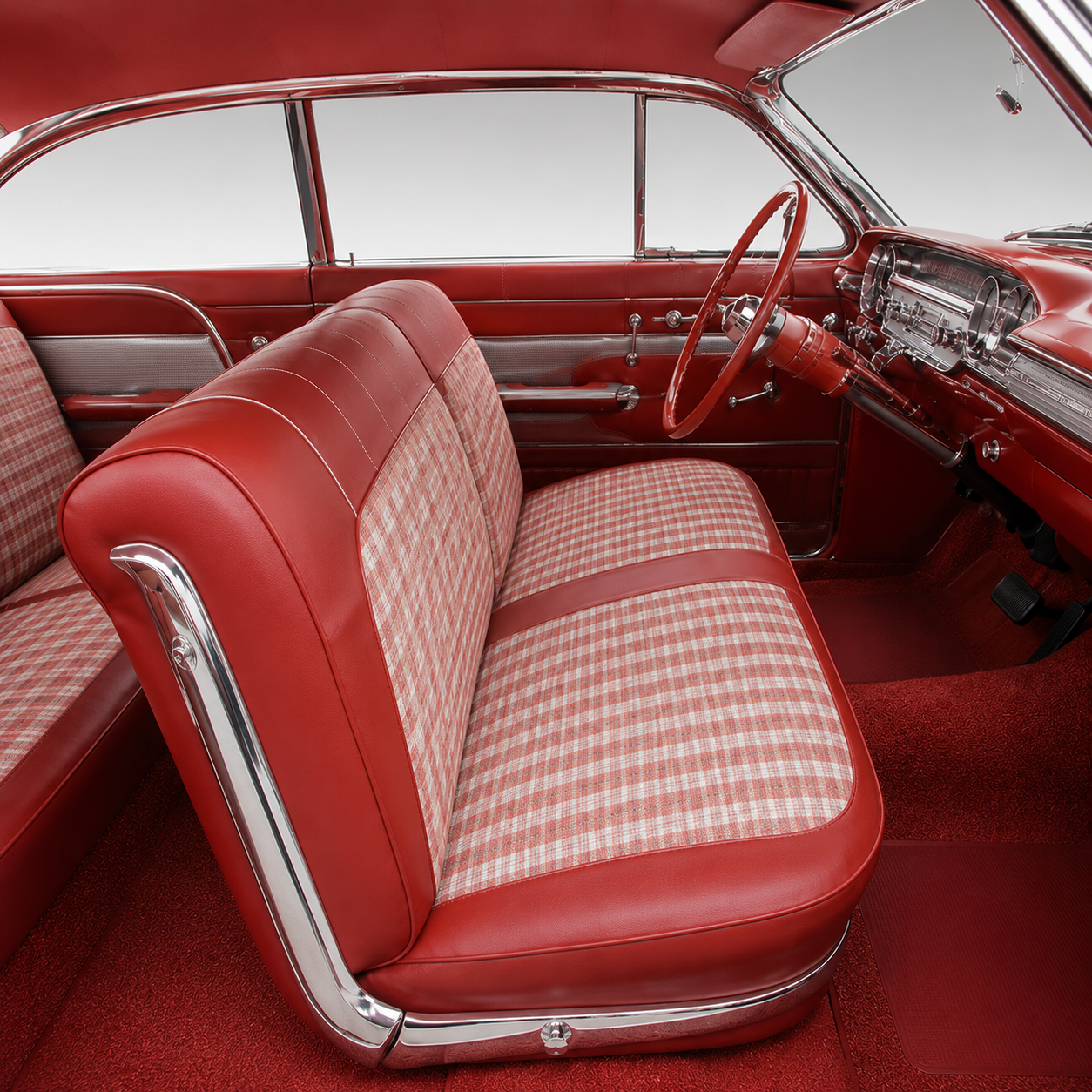 Chevrolet 1961 Impala – Klädsel fram och bak (Läder)