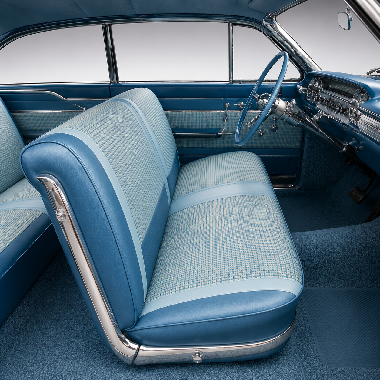 Chevrolet 1962 Impala – Klädsel fram och bak (Läder)