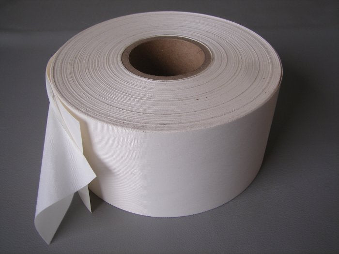 BAND av Segelduk med adhesive 3" Vit