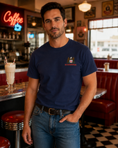 USEAGLE Wear Classic Tee – För Man Blå