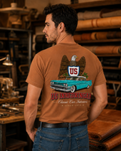 USEAGLE Wear Classic Tee – För Man Caramel