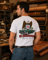 USEAGLE Wear Classic Tee – För Man Vit