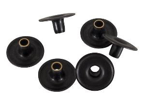 Tryckknapp 201 Svart NIT 6 mm 20 styck