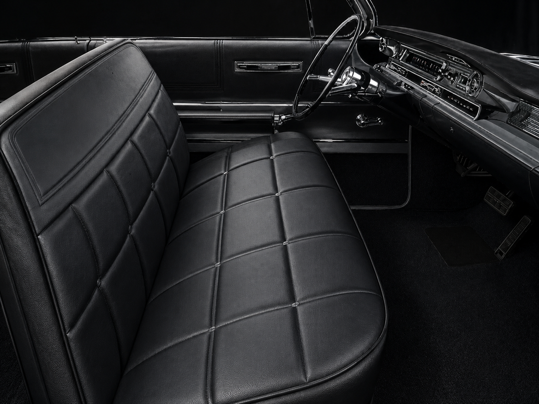 Cadillac Sedan Sixty-Two 1959–1960 – Vinylklädsel till fram- och baksäte