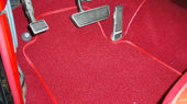 Cadillac 1959 - 1960 2DR Mattsats – Originaluppsydd Loop pile Öggla