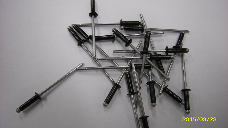 Popnit svart 10 mm – 25-pack