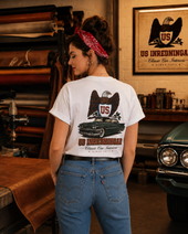 USEAGLE Wear Classic Tee – För Dam Vit