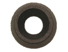 Svart plast bricka 4 mm