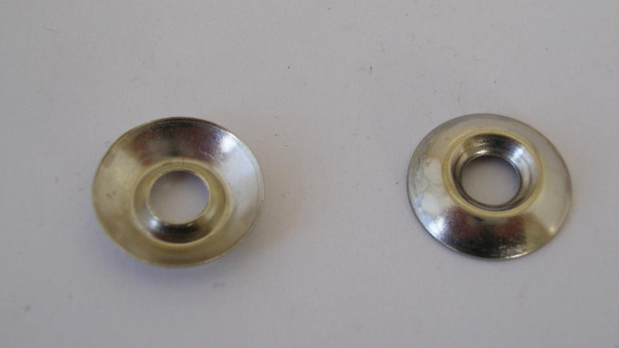 Klädselbricka 8# mässing-nickel